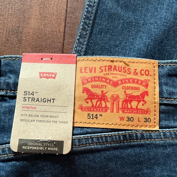 Levi's Men's Straight Fit Denim Jeans - Picture 4 of 4